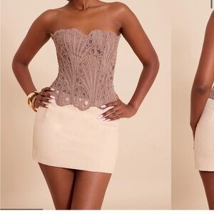 Lace Bustier corset